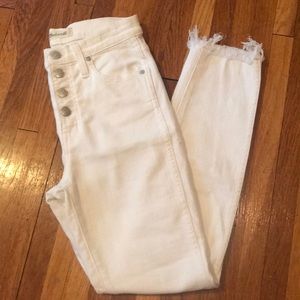 Madewell 10” High-Rise Button-Fly Skinny Crop